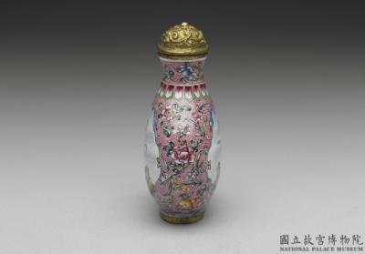 图片[2]-Copper-body painted enamel snuff bottle with a dragonfly-rock-and-flower design, Qing dynasty, Qianlong reign (1736-1795)-China Archive